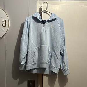 Nike Sky Blue Half-Zip Hoodie